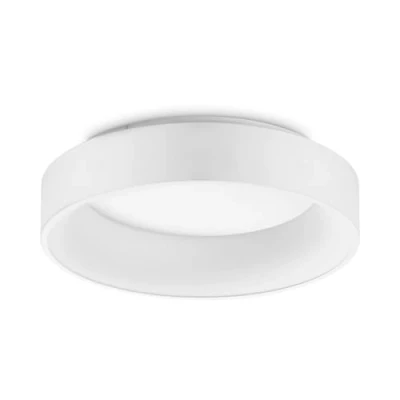 Immagine di Ideal Lux ZIGGY Rotondo 45cm LED integrato Semi Flush Light bianco, 3000K, non dimmerabile