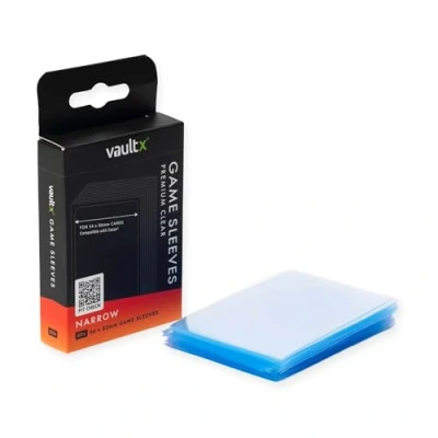 Immagine di Vault x Custodie strette (Catan) per carte di 54 80 mm, proteggono e conservano con guaina aderente antistatica in PVC (60 pezzi)