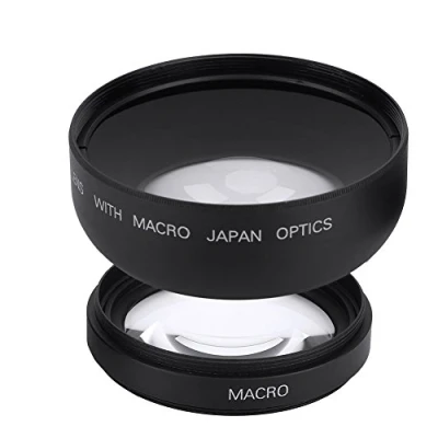 Immagine di VBESTLIFE Kit obiettivo 52 mm 0,45 x grandangolare + macro, conversione universale per Camera
