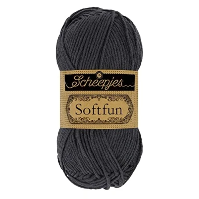 Immagine di Scheepjes Softfun 2601 Grafite Filato 1x50g