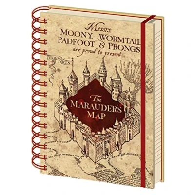 Immagine di AMBROSIANA Quaderno a righe A5 Harry Potter The Marauders Map