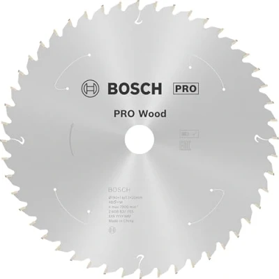 Immagine di Bosch Accessories Power Tools 2608837705 Lama circolare in metallo duro 190 x 20 mm Numero di denti: 48 1 pz.
