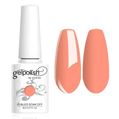 Immagine di Vishine Smalto Semipermente per Unghie in Gel UV LED Smalti Colori Soak Off Manicure e Pedicure 8ml 1pzs #121
