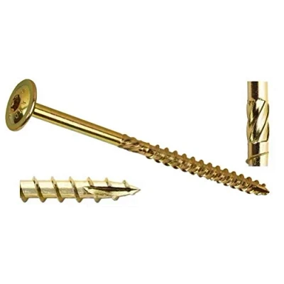 Immagine di 100 X costruzione di viti 6 180 mm T30 piatto testa per strutture in legno