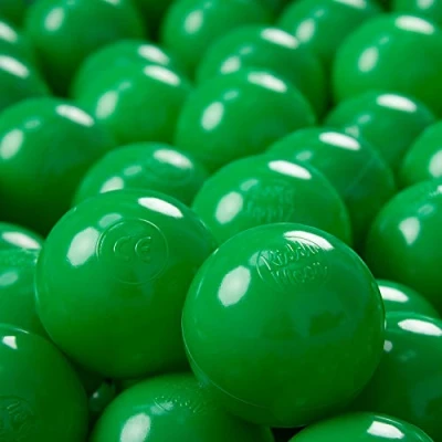 Immagine di KiddyMoon 700 Palline/7Cm Palline Morbide Colorate per Piscina Bambini Fatto in EU, Verde