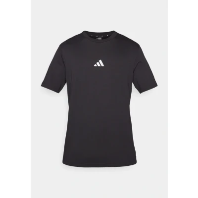 Immagine di adidas Sportswear Essential Three Stripes Single Tshirt basic, Uomo, Taglia: Medium, Black/white