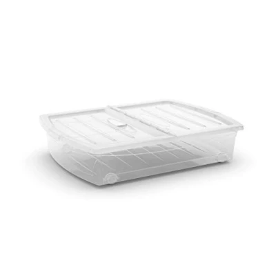 Immagine di Kis Spinning Box Xl Con Ruote 77X58,5X17,5H Trasparente