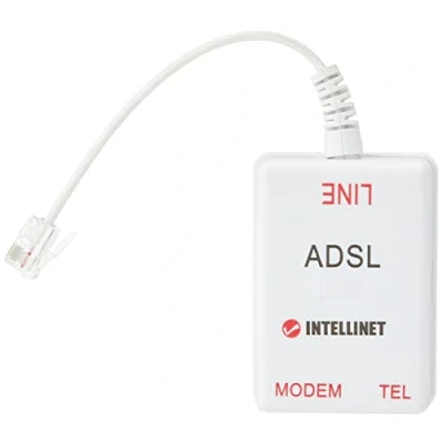 Immagine di Intracom PC 0754 Filtro ADSL, Plug Rj11 Bulk, Bianco