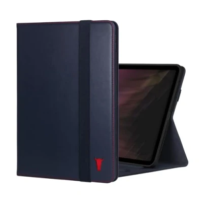 Immagine di TORRO Custodia Compatibile con iPad Pro 11&quot; 5a Gen (2024) in Pelle Premium per M4 2024 Funzione Stand, Connettività Apple Pencil e Wake/Sleep (Blu Navy)