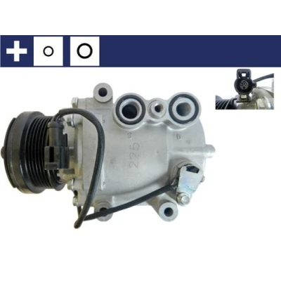 Immagine di MAHLE ORIGINAL ACP 859 000S Compressore Aria Condizionata Scroll90 12 PAG 46 R 134a con anello tenuta FORD: FIESTA 5, Fusion Station Wagon