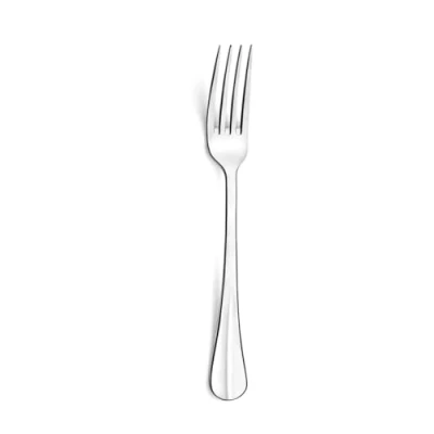Immagine di Amefa Baguette Set di 12 forchette da Tavolo, in Acciaio Inox 18/0, Spessore 2,5 mm, Lunghezza 205 18/0_430, Nero