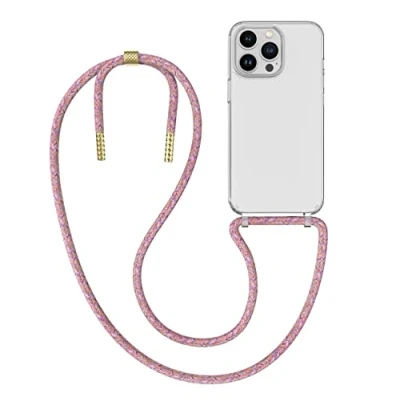 Immagine di MyGadget Cover per iPhone 13 Pro Custodia con Corda Case Cordino Trasparente Antiurto Laccio Tracolla Practical Stylish Colorato