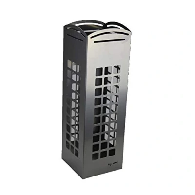 Immagine di DRW 991029 Portaombrelli Cabina Argento, Metallo comune, 15,5 x 49 cm