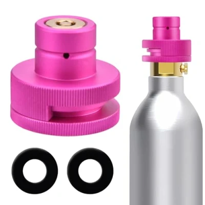 Immagine di Lutranstra Adattatore Co2 Sodastream Compatibile Con, Crystal 3.0, Gaia, Art, Terra, E Duo, Terra Montaggio Senza Danneggiare Il Gassificatore Ad Acqua,Adattatore Rapido Filetto TR214