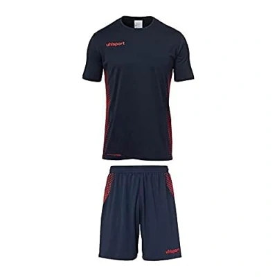 Immagine di uhlsport Bambini Score Kit KA Team Maglia, Bambini, KA, Marine/Fluo Rot, 116