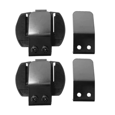 Immagine di 2Pcs QSPORTPEAK Moto Casco Clip di, Staffa di Montaggio per V4 / V6 Bluetooth Intercom Interfono Auricolare