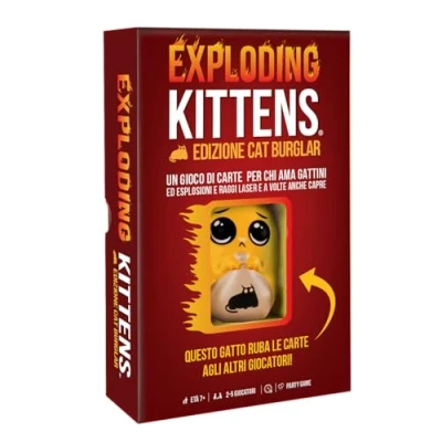 Immagine di Asmodee Exploding Kittens Cat Burglar, Gioco da Tavolo, 7+ Anni, 2 5 Giocatori, Edizione in Italiano