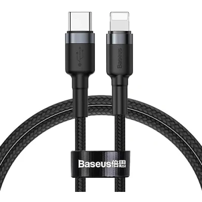 Immagine di Baseus CAFFILE USB C CATLKLF G1 PARA LIGHTNING PD CAFULE, 18 W, 1 m (GRIS)