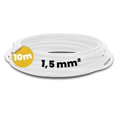 Immagine di Kalitec 10 metri H07V K 1,5 mm², cavo di cablaggio flessibile, in PVC, singolo da mm2, a filo singolo, commutazione