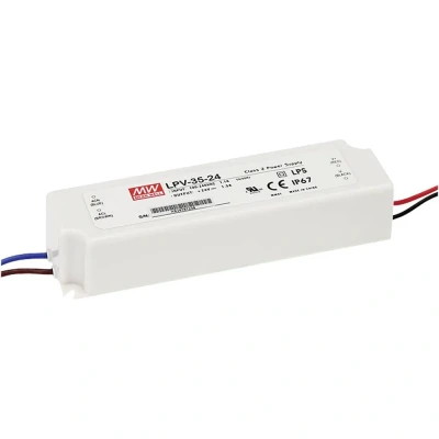 Immagine di Mean Well LPV 35 12 Trasformatore per LED Tensione costante 36 W 0 3 A V/DC non dimmerabile, Protezione sovraccarico 1 pz.