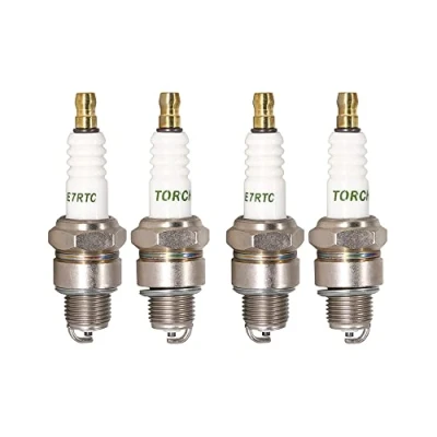 Immagine di TORCH 4pcs E7RTC Candele di Accensione Sostituire per 6422/BPR7HS 7022/BPR6HS 5111/BP7HS, 5379/IWF22 4022/W22FPR U, 8814 RL82YC/814 OE064 5939/QL78YC, WR6BC WR7BC WR7BC+, OEM