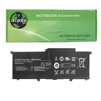 Immagine di Amsahr PLXN4AR 02 Batteria di ricambio per Samsung AA PBXN4AR, PLXN4AR, 900X3C A02DE (7.6V, 7300mAh, 55Wh) Nero