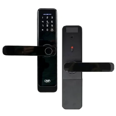 Immagine di Smart Lock PNI SafeHome PTY6526, impronta digitale, codice, tag, applicazione Tuya Smart, 100 utenti