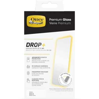 Immagine di Otterbox Premium Glass Vetro di protezione per display iPhone 13, 13 Pro, 14 1 pz. 77 96629