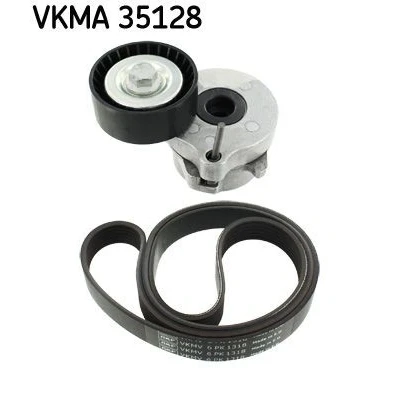 Immagine di SKF VKMA 35128 Kit cinghie Poly V OPEL: Corsa C Hatchback, Meriva A, D Hatchback