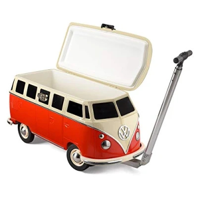 Immagine di Board Masters VW T1 Bus Frigo Portatile a Route Rosso