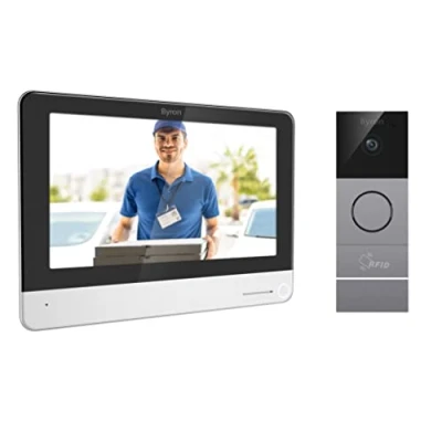 Immagine di Byron DIC 23312 Videocitofono Wi Fi con Display, Connessione Fi, Touchscreen da 7 pollici