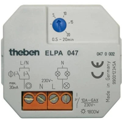 Immagine di Theben 0470002, Temporizzatore luce delle scale, a scomparsa