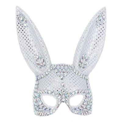 Immagine di Smiffys Maschera da coniglietto Fever gioiello argentata, con elastico