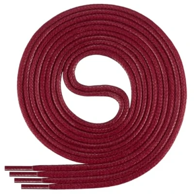 Immagine di Di Ficchiano, lacci cerati premium, rotondi per scarpe eleganti e in pelle, diametro 2 3 mm, lunghezza 45 120 cm, resistenti agli strappi, Adulti (unisex), rosso vivo, 75 cm