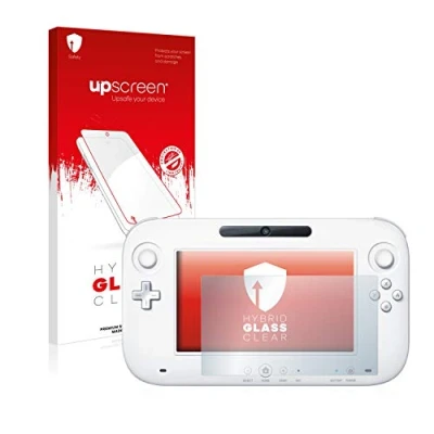 Immagine di upscreen Pellicola Protettiva per Nintendo Wii U GamePad (Controller) Protezione Schermo Hybrid Glass 9H Durezza