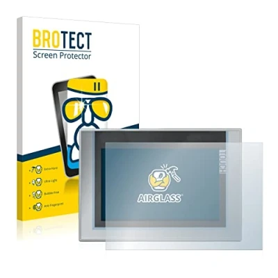 Immagine di brotect Pellicola Protettiva Vetro per Siemens Simatic TP1200 Comfort Protezione Schermo [Durezza Estrema 9H, Chiaro]