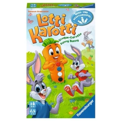 Immagine di Ravensburger Lotti Karotti 20961 Gioco 2 4 Giocatori, dai Anni in su, Formato Compatto, da Viaggio, Colore Verde Teal/Turchese,