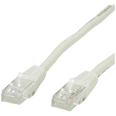 Immagine di Value 21.99.0503 RJ45 cavo di rete, patch CAT 5e U/UTP 3.00 m Grigio 1 pz.