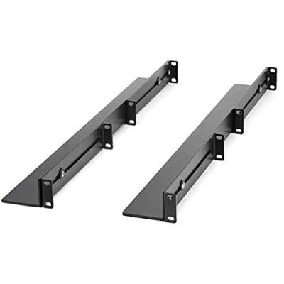 Immagine di StarTech.com Guide Rack 1U a Profondità Regolabile 60 91 cm; Binari Universali per Armadio 19&quot; 4 Montanti Kit Dati Computer HPE ProLiant Dell PowerEdge (UNIRAILS1UB)
