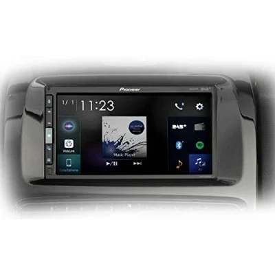 Immagine di Pioneer SPH EVO62DAB Mediacenter per Renault Clio IV Touchscreen da 6,8 pollici, 1,5A Quick Charging USB, Apple CarPlay, Android Auto, radio digitale DAB/DAB+, Bluetooth, equalizzatore a 13 bande