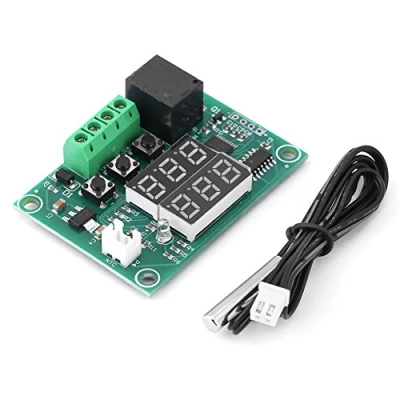 Immagine di Modulo Di Regolatore Temperatura 12V 50 ℃ A + 110 Termostato Digitale Micro DC, Interruttore Elettronico Del Controllo Della Temperatura, Sonda 10 Impermeabile Doppio Display LED