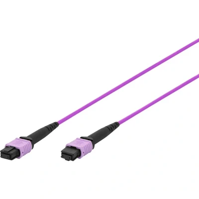 Immagine di Digitus DK 2566 03/4 fibra ottica cavo di collegamento LWL 3 m Violetto, Nero estremamente sottile, interno flessibile, Nastro in vetro,
