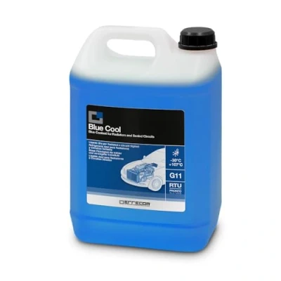 Immagine di ERRECOM Blue Cool, Liquido Radiatore Blu 30C/+107C, antigelo G11 con Pacchetto inibitore Nap Free, Pronto all’Uso, 5 Litri