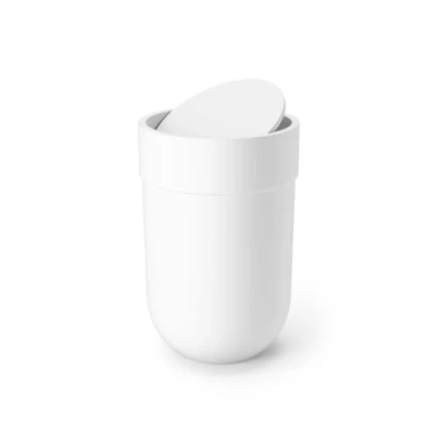 Immagine di Umbra Touch Cestino per la spazzatura con coperchio, 6 L, Bianco