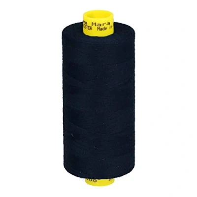 Immagine di Gütermann Filato Mara 120, filo da cucito in poliestere, 1000 m, resistente ai raggi UV, blu scuro