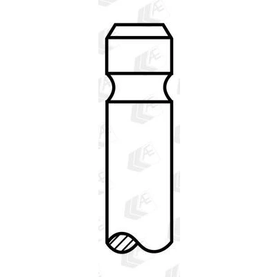 Immagine di AE V94220 valvola Aspirazione 43mm stelo cromato, Sede temprata, Terminale temprato