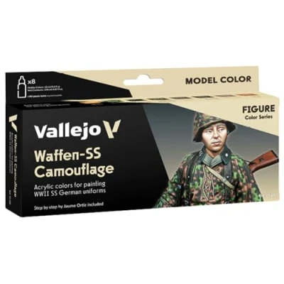 Immagine di Model Color Set Waffen SS Camouflage Paint VAL70180