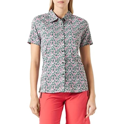 Immagine di CMP Camicia elasticizzata a maniche corte da donna, Abete Hot Pink, 42