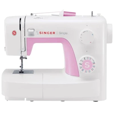 Immagine di Singer 3223 Simple Macchina per Cucire Automatica, Bianco, 38,5x19x29 cm