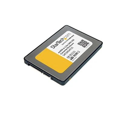 Immagine di StarTech.com Box esterno adattatore da SATA a Mini per SSD 2,5&quot;, Convertitore to mSATA, PCIe (SAT2MSAT25)